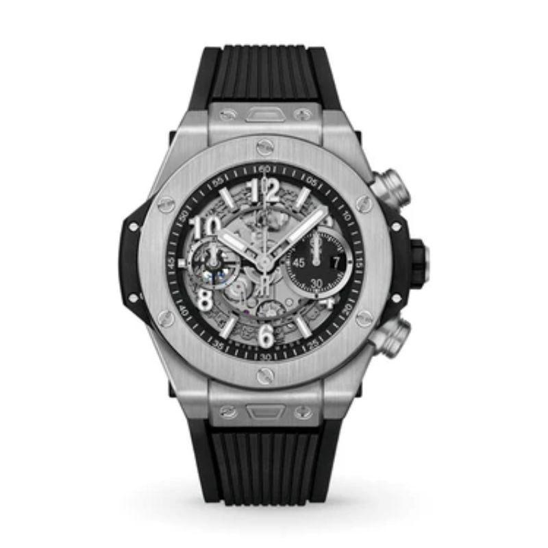 Big Bang Unico Silver Black 44mm